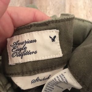 American Eagle Outfitters Army Green Cargo Pants